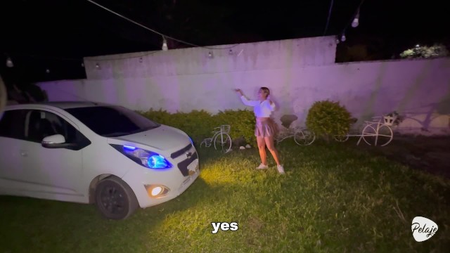 A lost innocent girl is rescued by old Uber driver and he cums in her mouth / ALIX VLOGS - DR POV