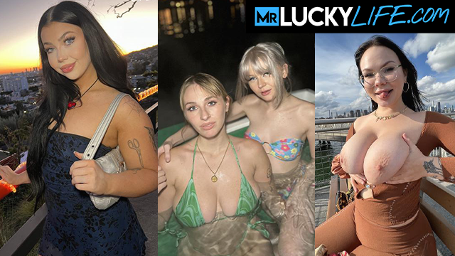 Join Angel Youngs With Holly Day And Brynn Michaels In This Hot Mr Lucky LIFE Compilation