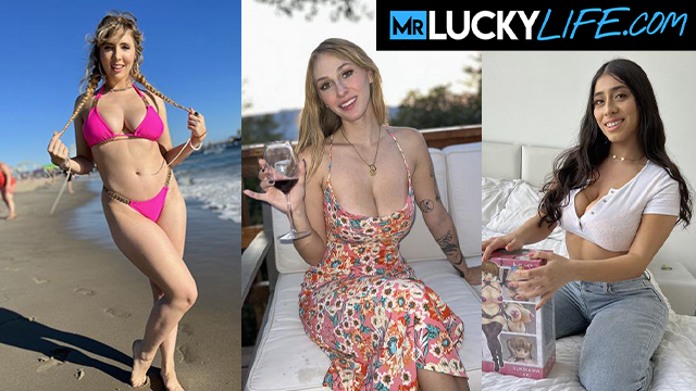 Lena Paul, Violet Myers, Angel Youngs in Mr Lucky LIFE