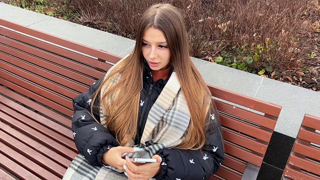 BF Left Her With No Money - Had To Suck Strangers Dick To Get Home