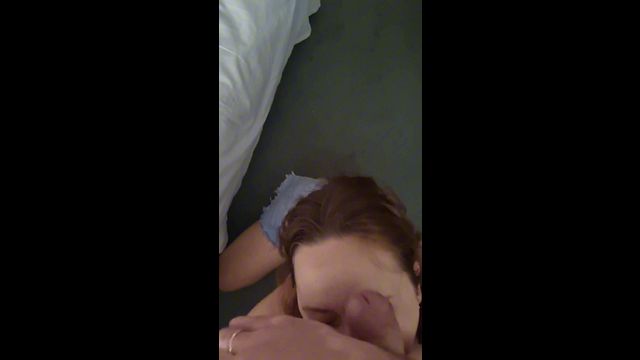 Hot blowjob to a stranger-he came on my face!!