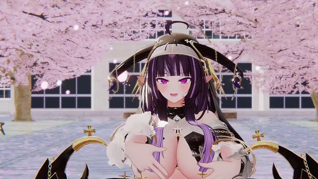 KPop Dance Fever with Elf VTuber in Nude MMD