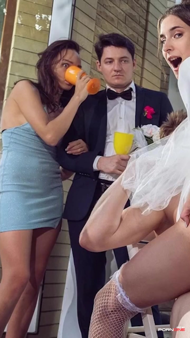 Jane White bride Wedding Day anal creampie cum dgs  - Short by pornone.com