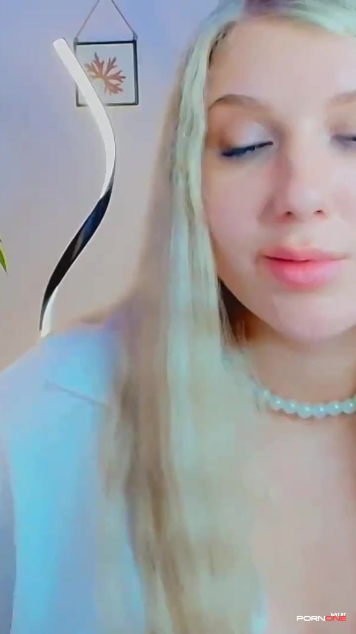 petite web teen with very pretty long blonde hairs  - Short by pornone.com