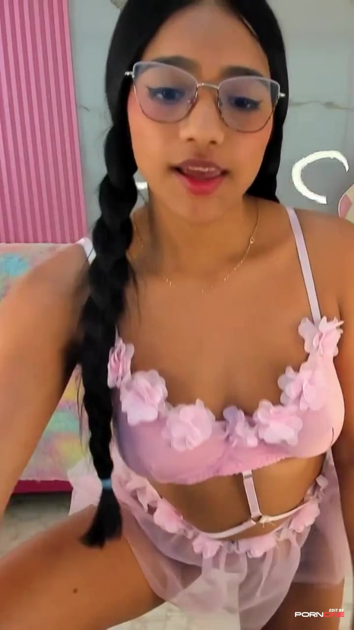 very petite skinny latina teen in sexy lingerie  - Short by pornone.com