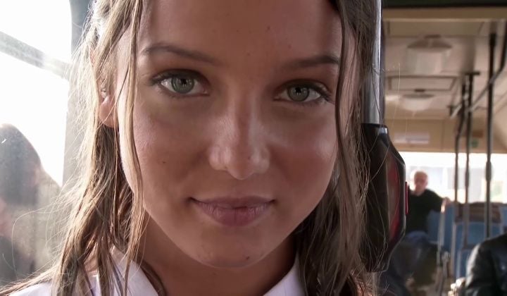 teen fucks in bus  ?