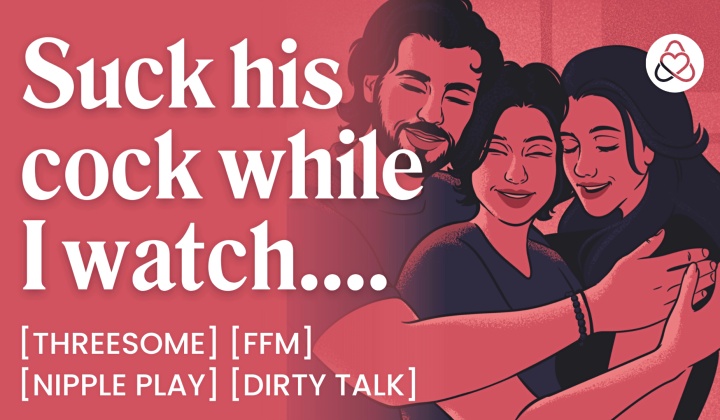 asmr audio porn: first time ffm threesome with friends – dirty talk & oral  ?