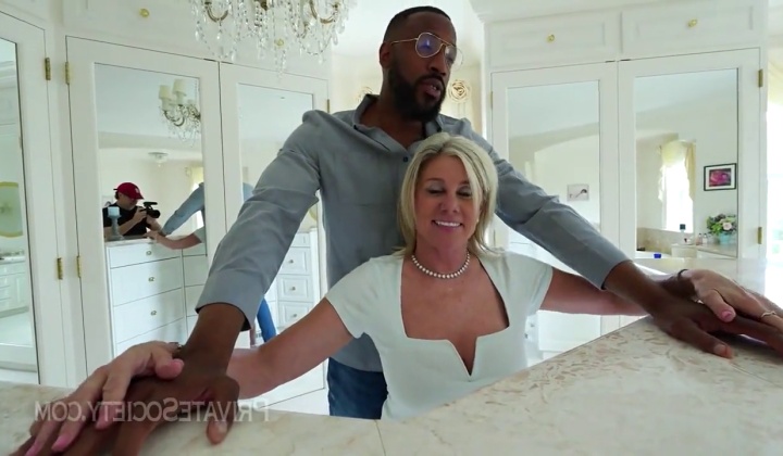 American Milf Seduced by Big Black Cock
