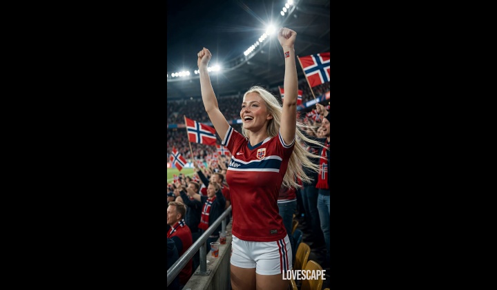 viking victory: horny norwegian railed on field (ai)  ?