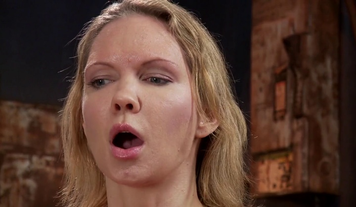 Intense Dungeon Sex: Rain Degrey Takes On Massive Cock