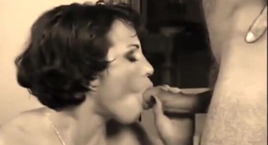 VINTAGE BLOWJOB COMPILATION, retro celebrity blowjob and cum in mouth, HD