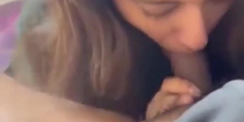 Desi Cute Shy Girl Sucks Cock