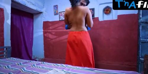 Aayushi Jaiswal Breasts Scene  in Walkman