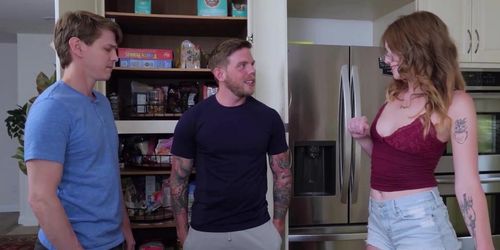 Roommate Persuades Anal with Male Friend (Steve Rickz)