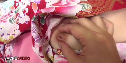 Naughty Asian Hitomi Oki Fucks Passionately After Hot Blowjob Tease
