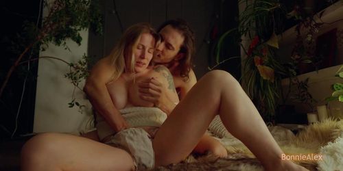 Reconnection after a rough day – slow sensual sex with cum inside