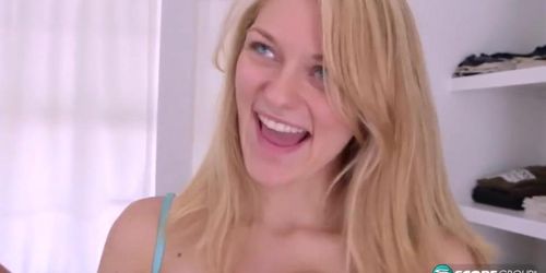 Blonde Teen Blowjob and Facial (Alli Rae, J. Mac)