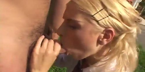Hot girl getting smashed in a gangbang