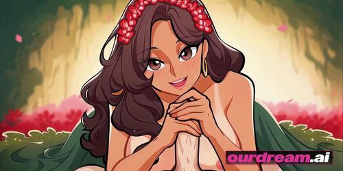 Anime Latina Gets Creampied In A Fae Glade