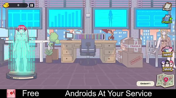 Androids At Your Service &lpar;free game itchio&rpar; Simulation&comma; Interactive Fiction&comma; 2D&comma; Adult&comma; Erotic&comma; Hentai&comma; Management&comma; NSFW&comma; Porn&comma; sex&comma; Singleplayer