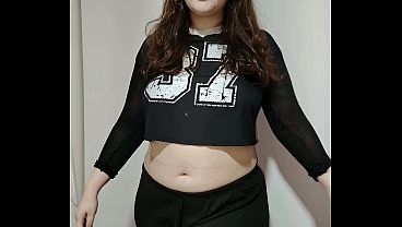 Curvy Babe Jerks and Blows You and Let's You Fuck Her