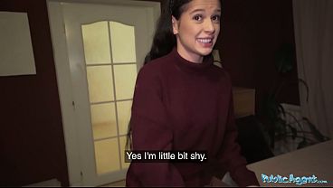 Cheating girlfriend leaves party for POV audition with stranger - Public Agent