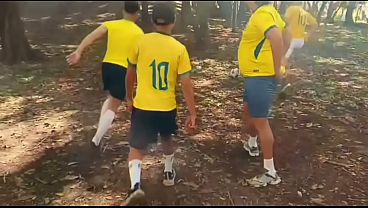 Brazilian Players' Wild Bareback Encounter