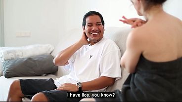 HIS NEIGHBOR Helps Him After a Long Period WITHOUT FUCK