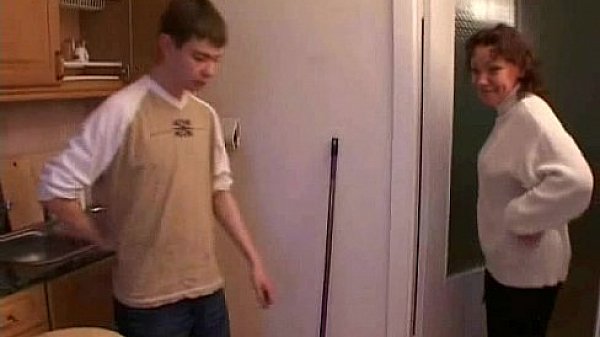 Stepson Caught by Mommy in Kitchen Romance