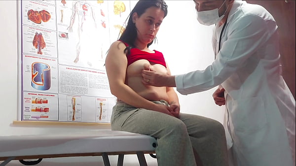 Gynecologist sticks finger in ass and fucks patient&excl;