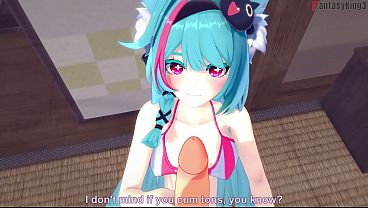 Mint have POV sex in her secondary skin - Neverness to everness &lpar;NTE&rpar;