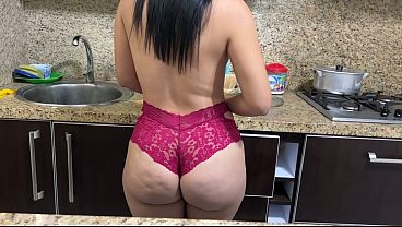 Stepmother's Tiny Clothes Tease in This Seductive Video
