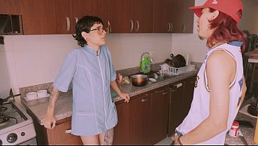 Sultry Cleaning Lady Seduction Unfolds