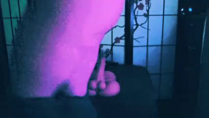 Anal Dildo Ride - Big Butt Goth Girl