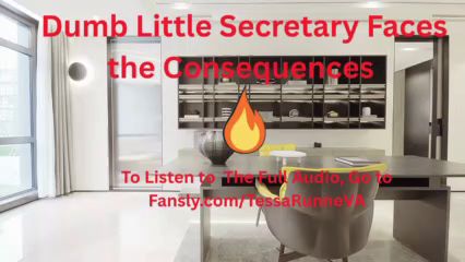 Dumb Little Secretary Faces the Consequences