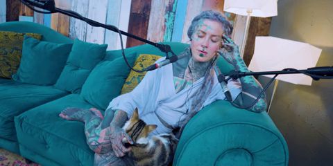 ASMR Tattoo Model Anuskatzz Shares Empathy on Podcast