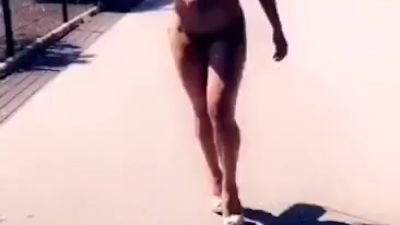 Esperanza Gomez Naked Street Walk Video