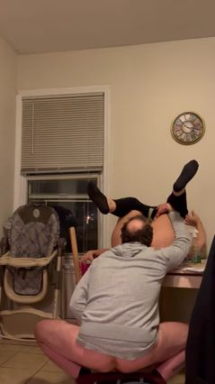 Cheating neighbor comes over for dinner