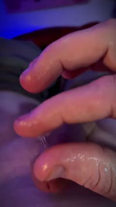 Stroking My Cock Showing You My Pee Hole Playing With My Precum And Cum Like A Horny Slut