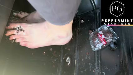 6'7" Tall Amazon Giantess Goddess Crushes Cupcakes Under her MASSIVE S