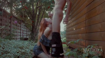 Hope nobody saw her on her knees, deepthroating my cock - NakedCola