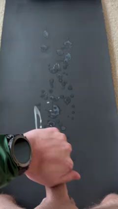 Giant 13+ rope cumshot all over my yoga mat