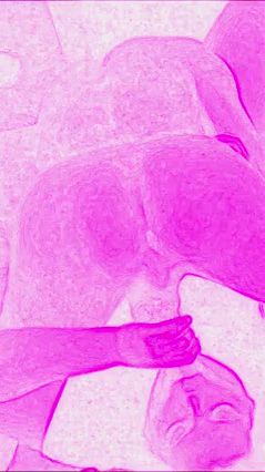 Married woman swallowing a big cock, gagging and playing with the guy's ass in 69.