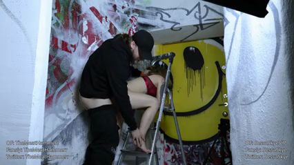 Fucking Innocent Sessa Skye RAW In a Cellar and Leaving Her Pussy Creampied