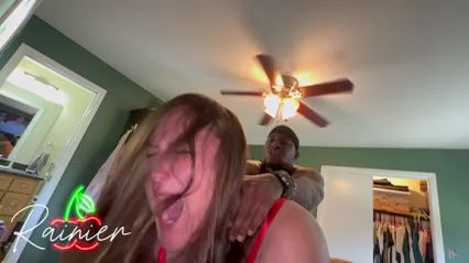 Ride my husband while a huge OF fan destroys my asshole! 🫣