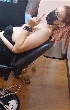 INTENSE AMATEUR FOCUS DURING SENSITIVE NIPPLE RITUAL