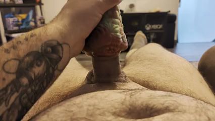 Husband's Secret Creampie Before Wife Returns Home
