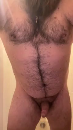 Shower masturbation on vacation