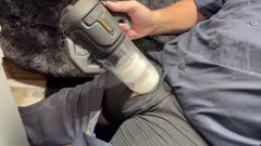 SOLITARY TOY SESSION FUELS RAW CUM AND DEEPTHROAT