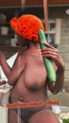 In the village planting cucumbers but I ended up planting inside my womb 😌
